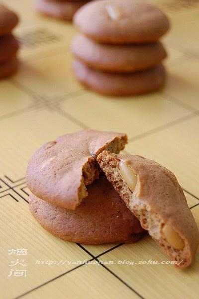 红糖松子手工饼干的做法
