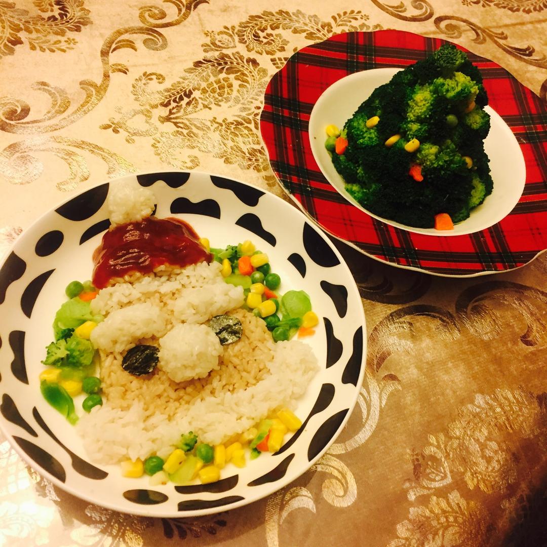 圣诞树沙拉