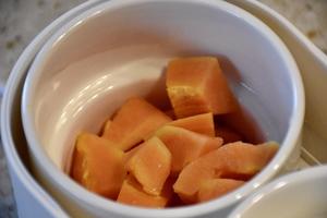 木瓜牛奶西米露的做法 步骤3