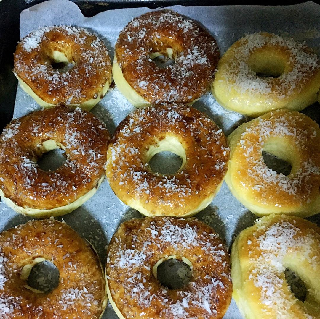 烤箱版甜甜圈（玉米油版）