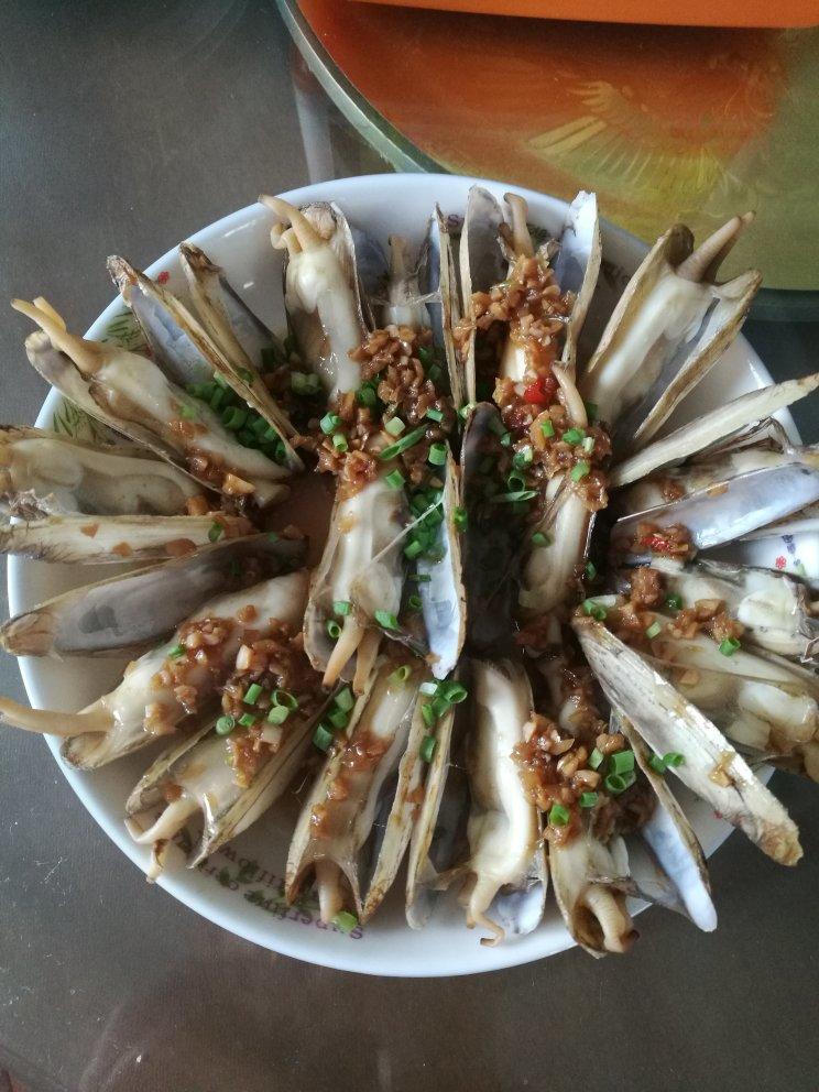 蒜蓉粉丝蒸蛏子