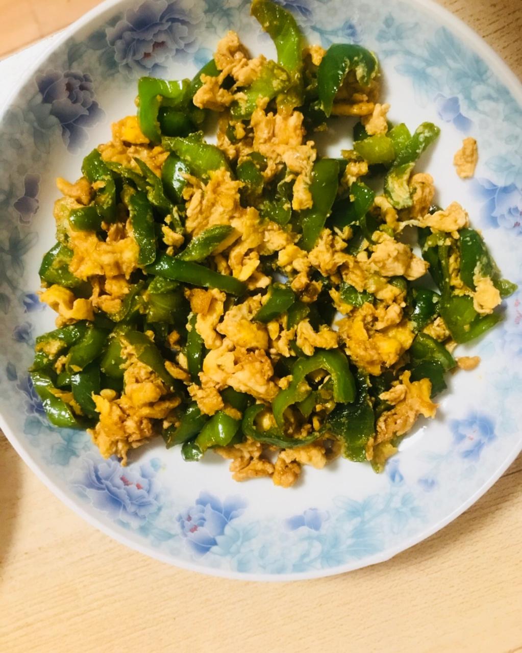 青椒炒鸡蛋