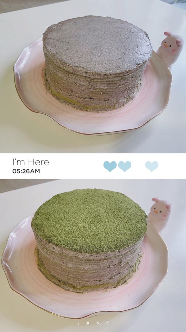 抹茶奥利奥千层蛋糕🍰