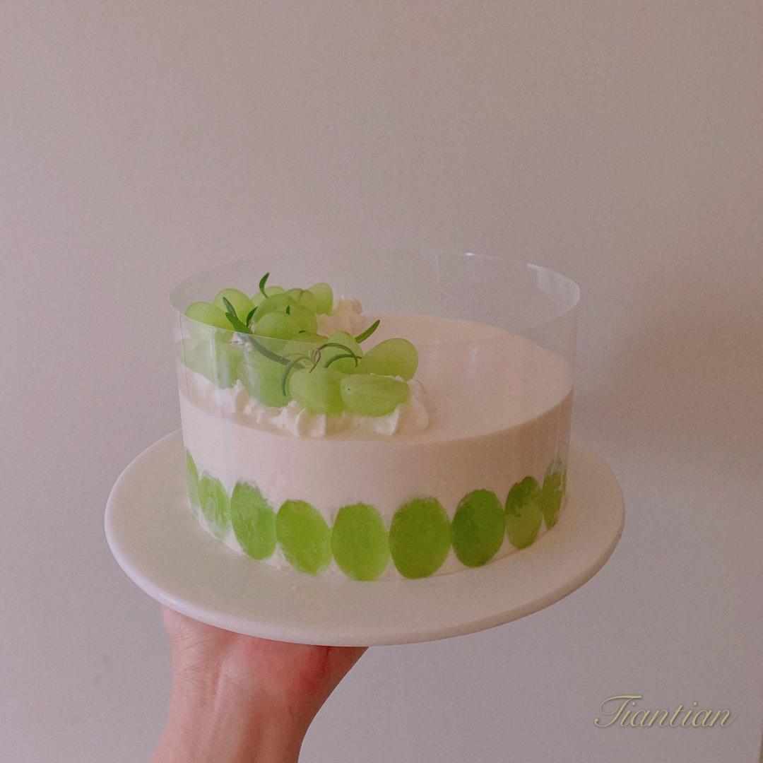 搬运【青提酸奶慕斯蛋糕】—cooking tree