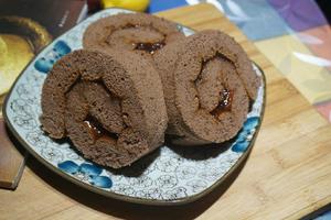 日式海绵蛋糕卷(无油低卡配方)的做法 步骤23