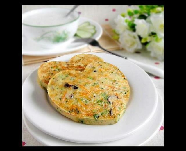 田园鸡蛋饼的做法