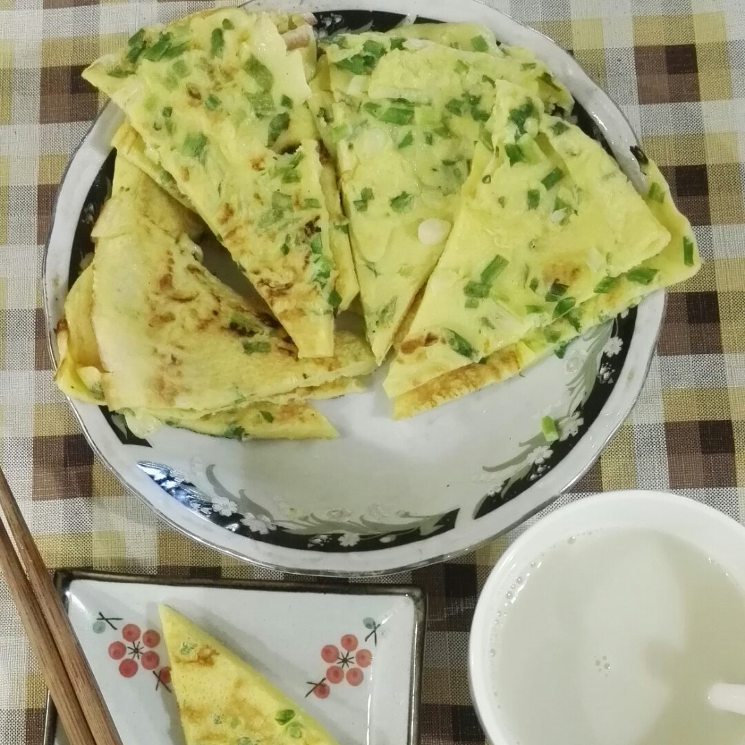葱花鸡蛋饼