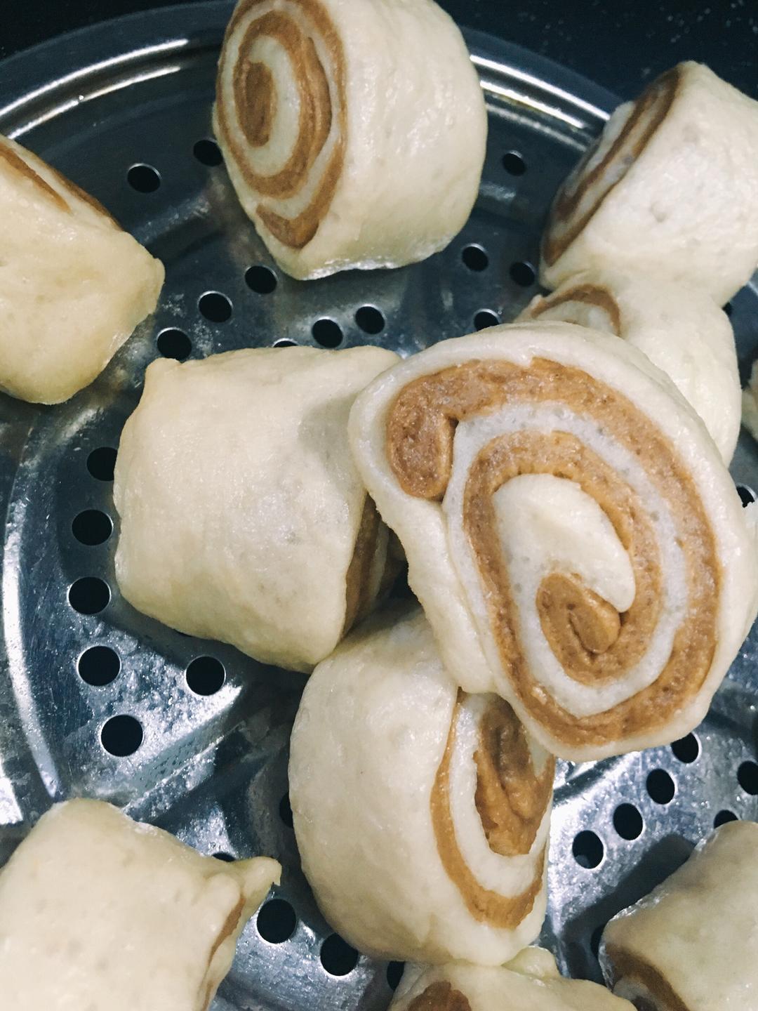 红糖双色馒头的做法