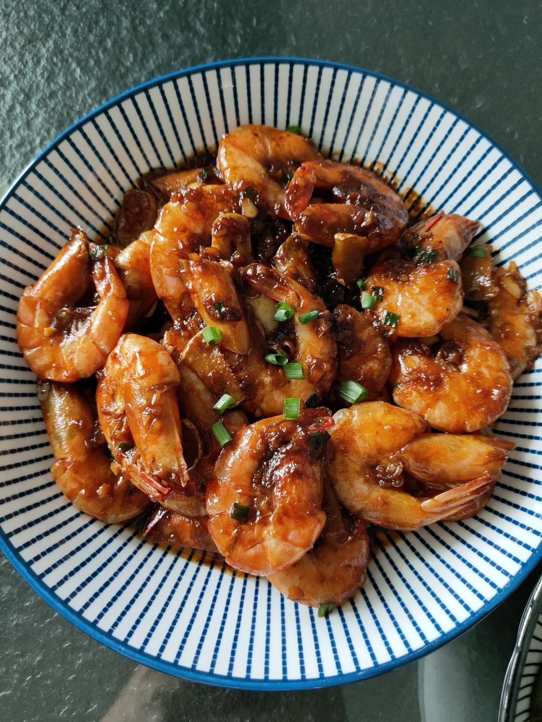 家庭版油焖大虾