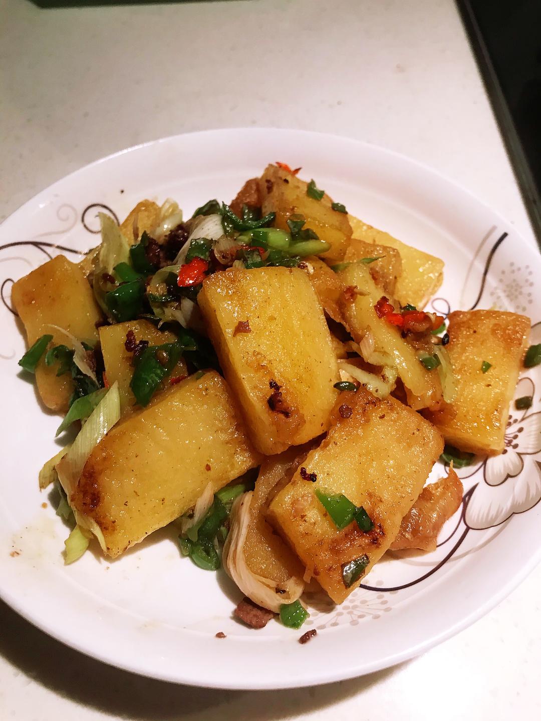 家常香煎米豆腐