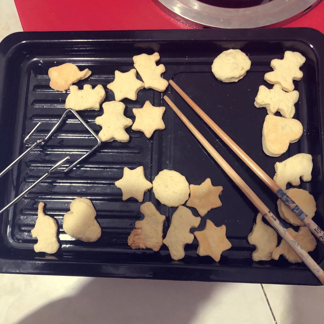 可爱动物黄油饼干(无糖粉)第一次烤饼干