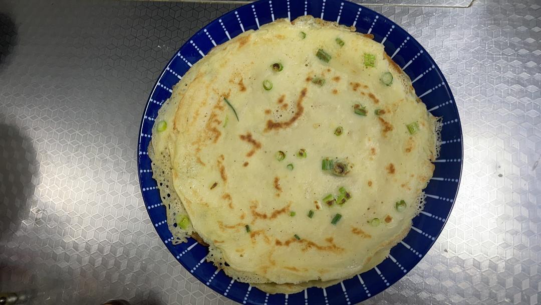 简单好吃的鸡蛋香葱摊饼