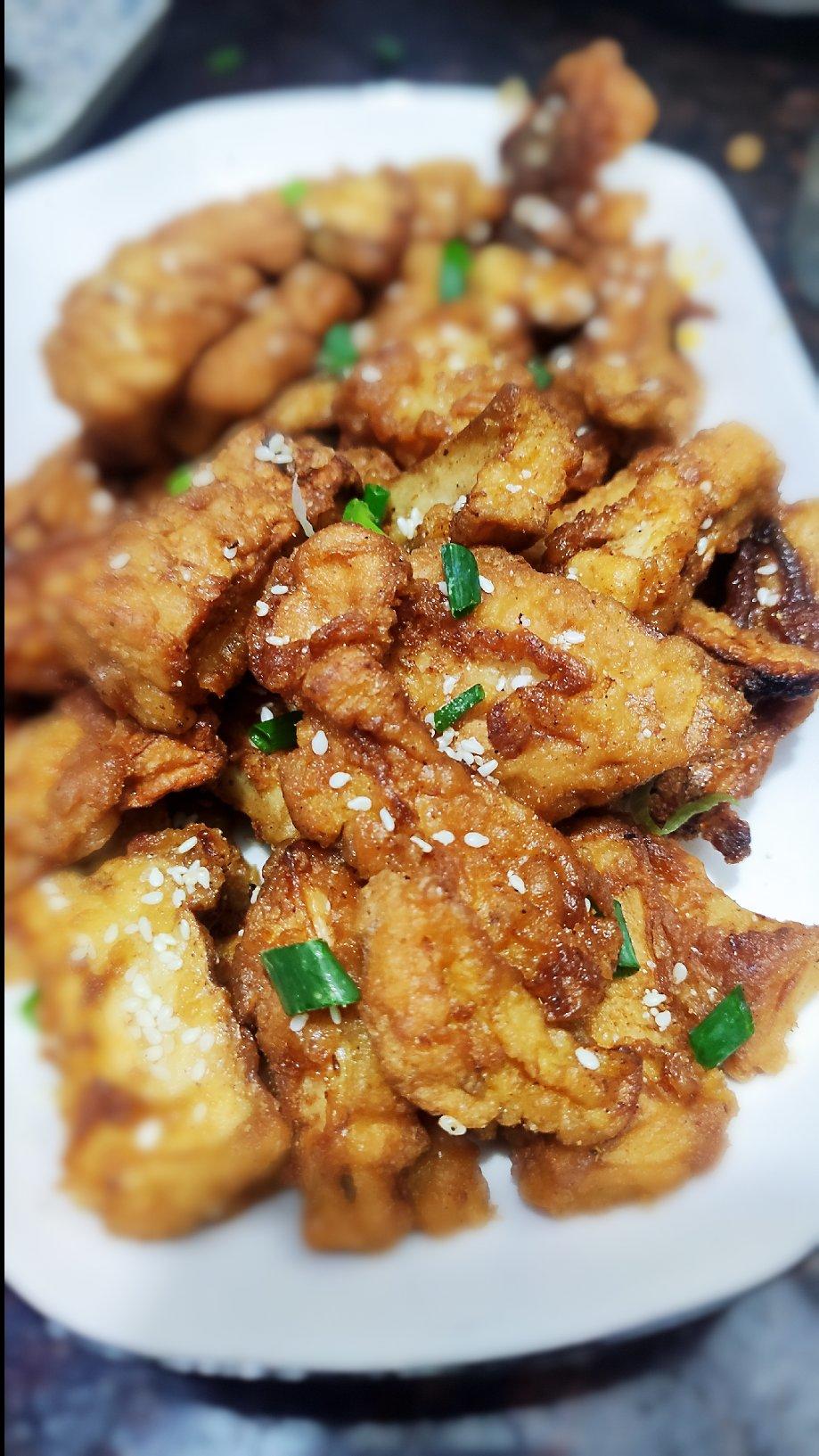 椒盐杏鲍菇