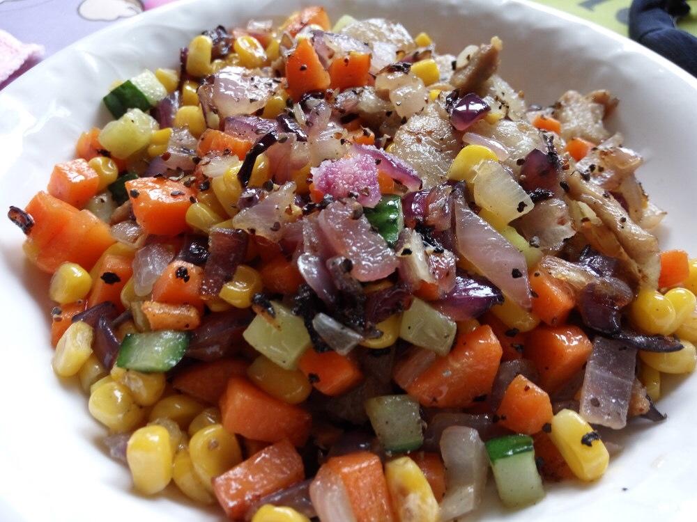 洋葱炒玉米粒的做法