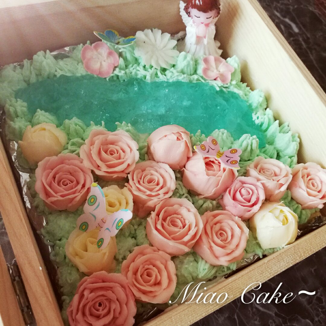 小麦子自创韩式裱花奶酪霜