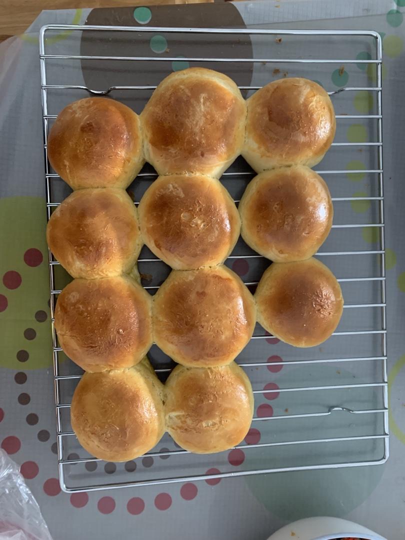 蜂蜜牛奶小餐包（一次发酵超级柔软拉丝）