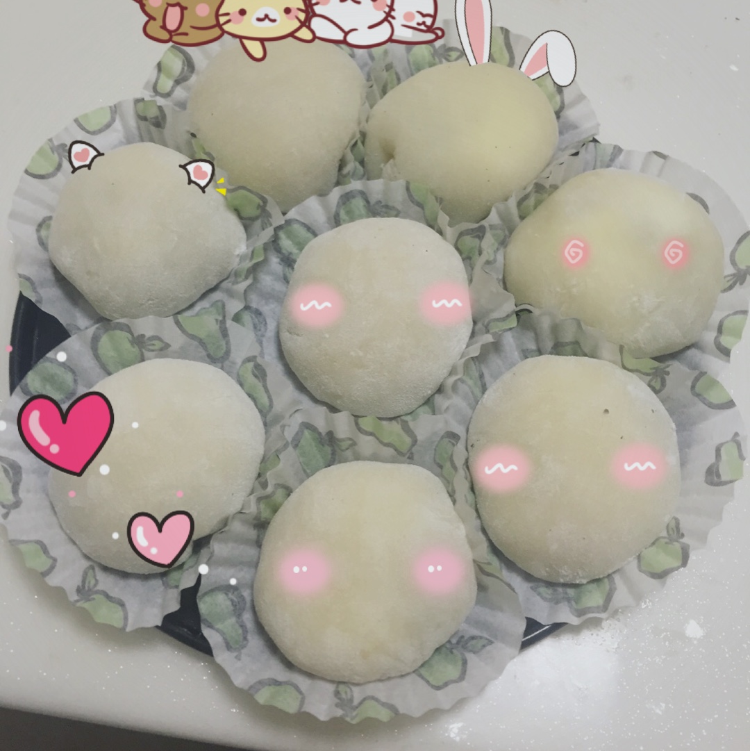 腹黑白胖子——奥利奥雪媚娘