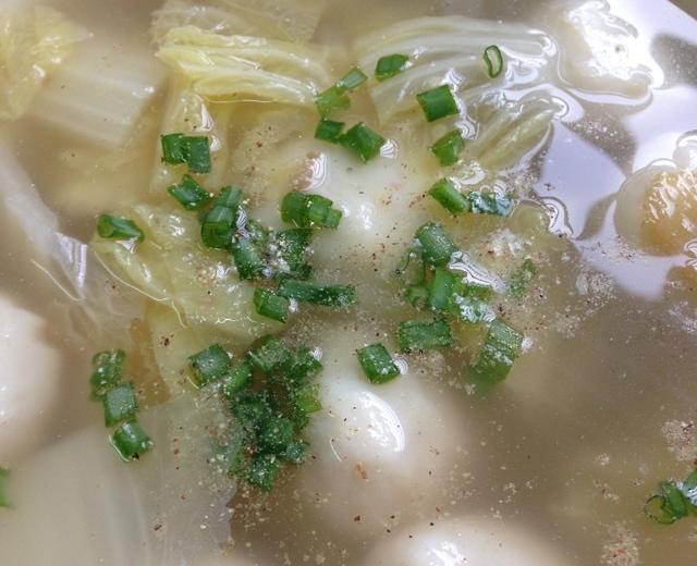 鱼丸白菜汤