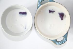 芋圆西米紫薯椰汁(再也不用去鲜芋仙啦)的做法 步骤4