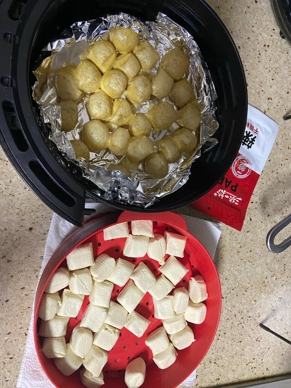 烤箱版石屏包浆豆腐