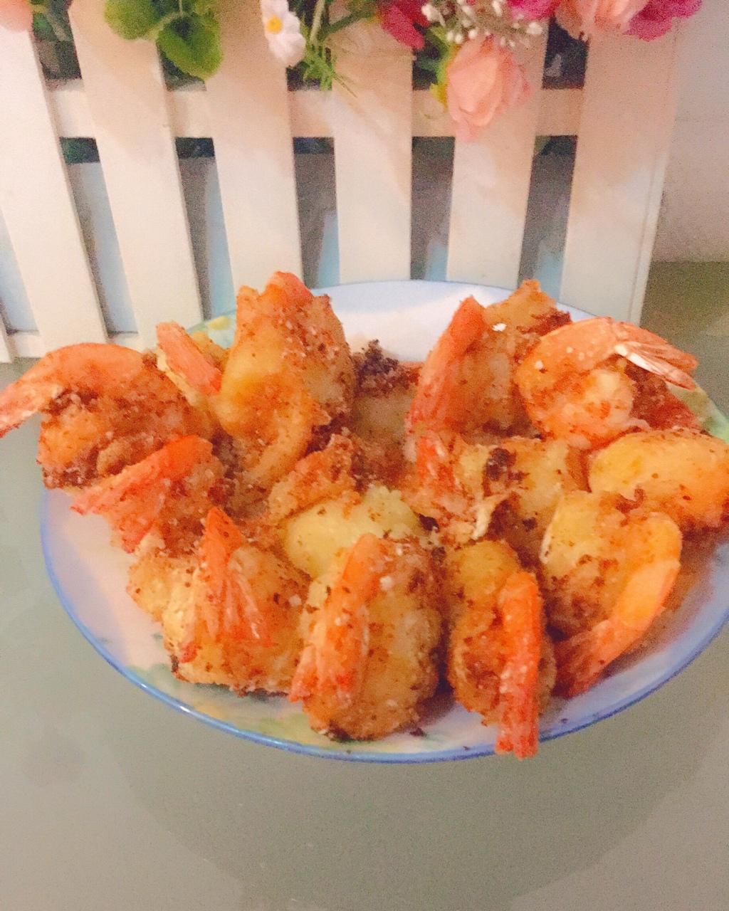 土豆虾球