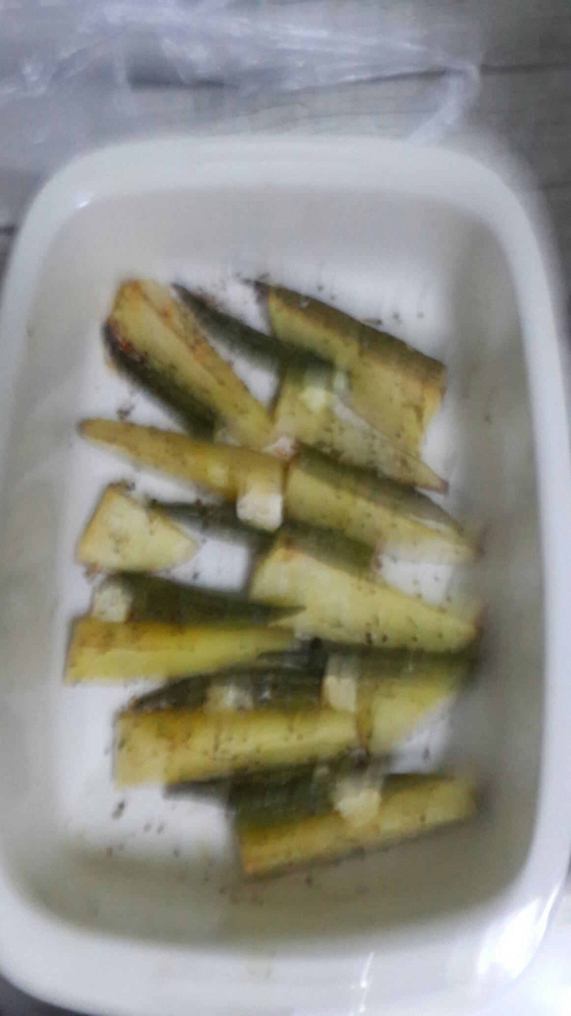 烤土豆秋葵的做法