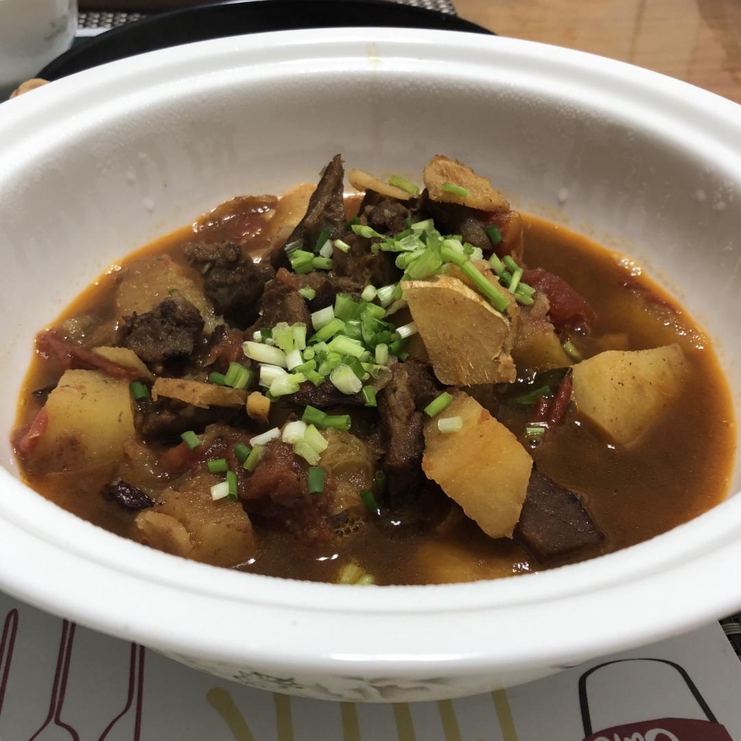 酒香番茄土豆炖牛肉