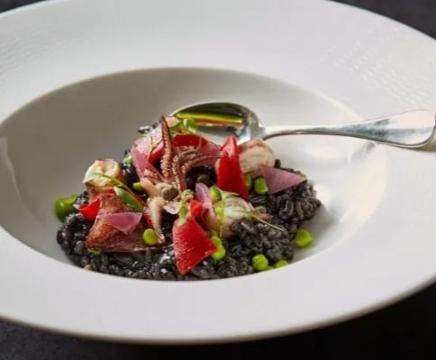 墨鱼汁烩饭（在家做法餐）美善品小美食谱