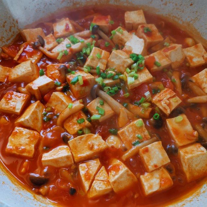 番茄烧豆腐