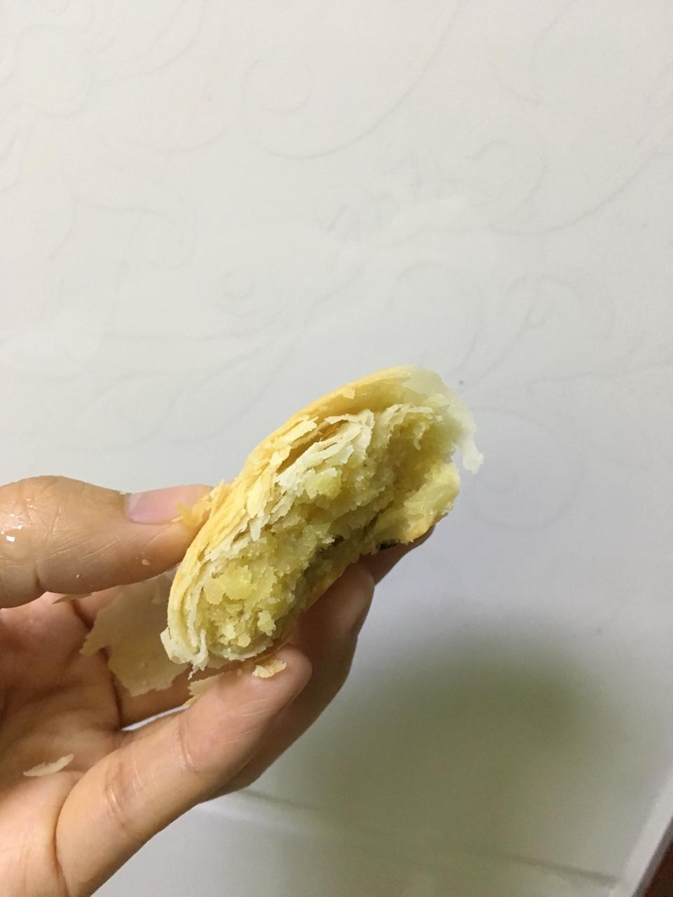 酥皮绿豆饼   酥得掉渣渣