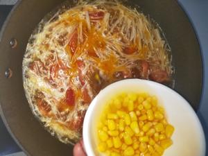 神仙汤西红柿🍅玉米鸡蛋豆腐汤的做法 步骤7