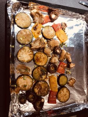 烤鸭胸肉配菠菜土豆烤箱蔬菜的做法 步骤4
