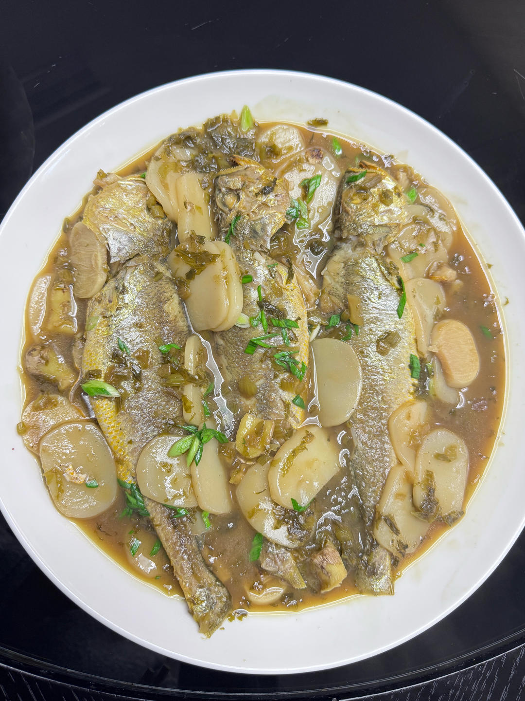 雪菜黄鱼烧年糕