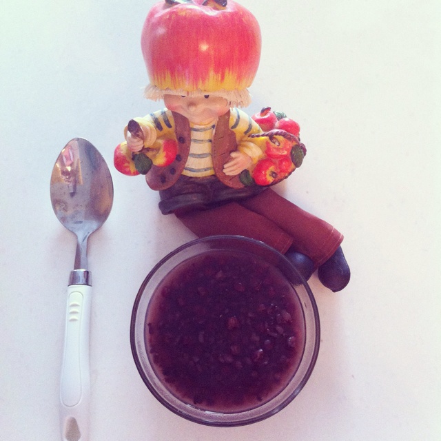 花生红枣黑米粥