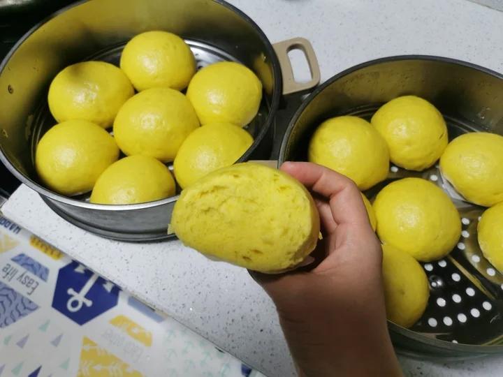 新手也可以--详解如何做出人见人爱、金黄的南瓜馒头