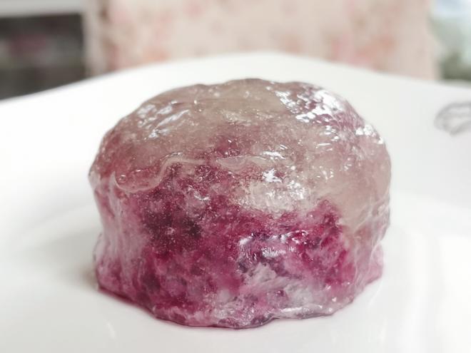 水晶紫薯糕的做法