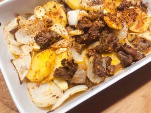 孜然土豆烤羊腿肉—土豆好吃的方法的做法 步骤10