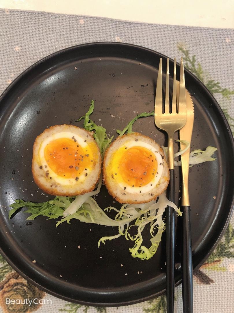 日本网红居酒屋的招牌菜品——苏格兰溏心蛋