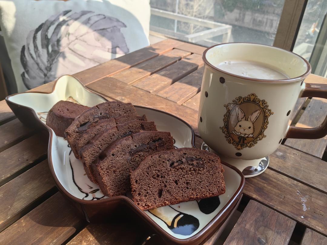 巧克力夹心磅蛋糕