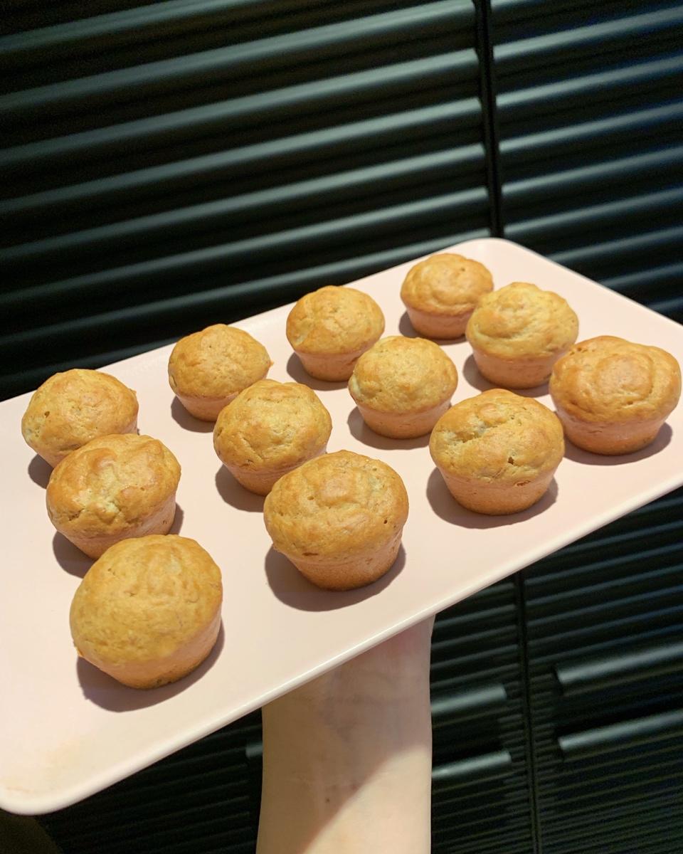 香蕉酸奶玛芬蛋糕（健康少油快手版）