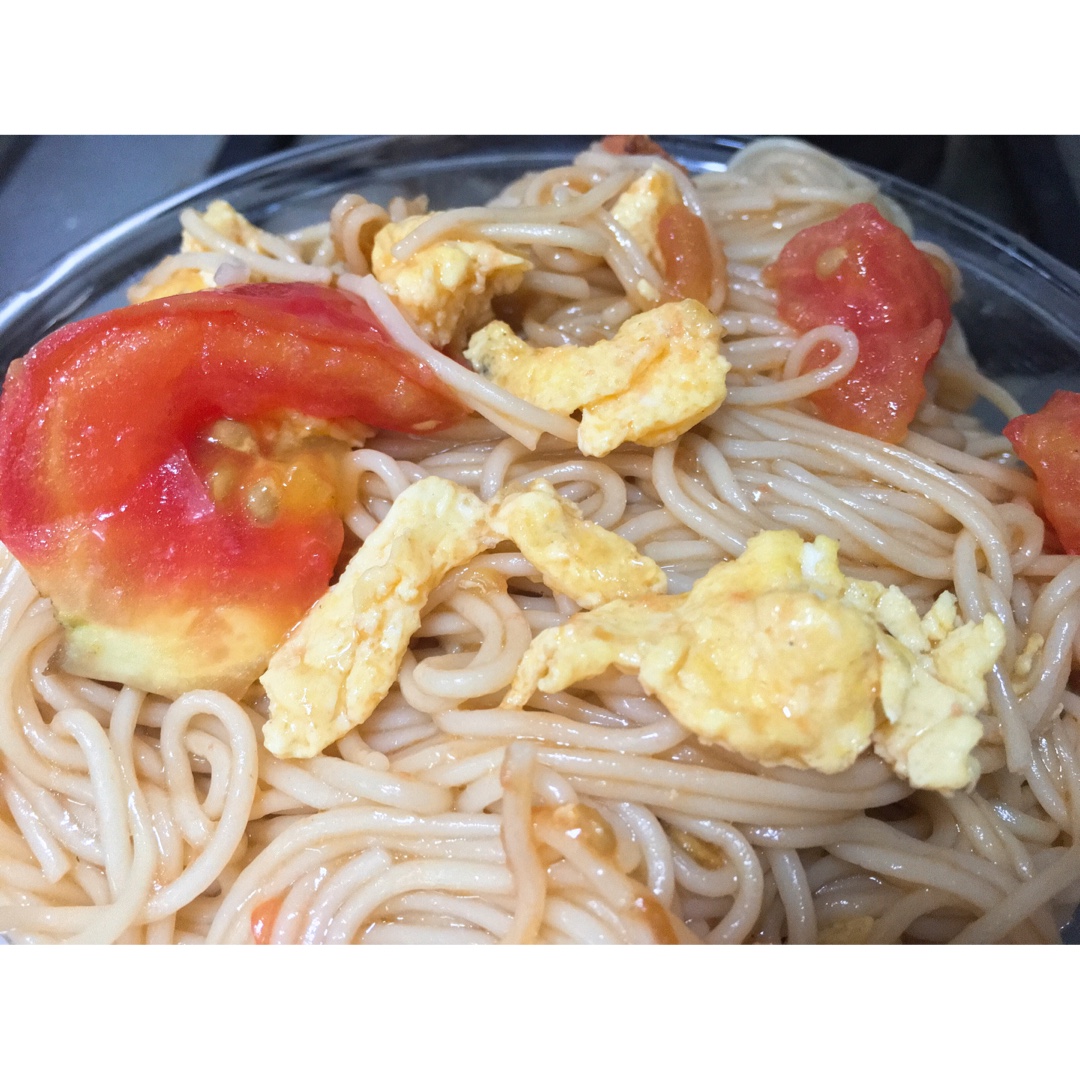 西红柿蛋炒面