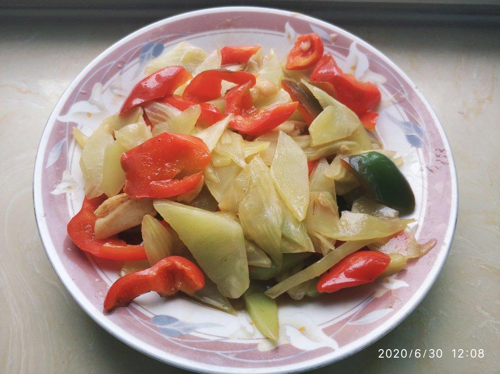 清炒莴笋丝