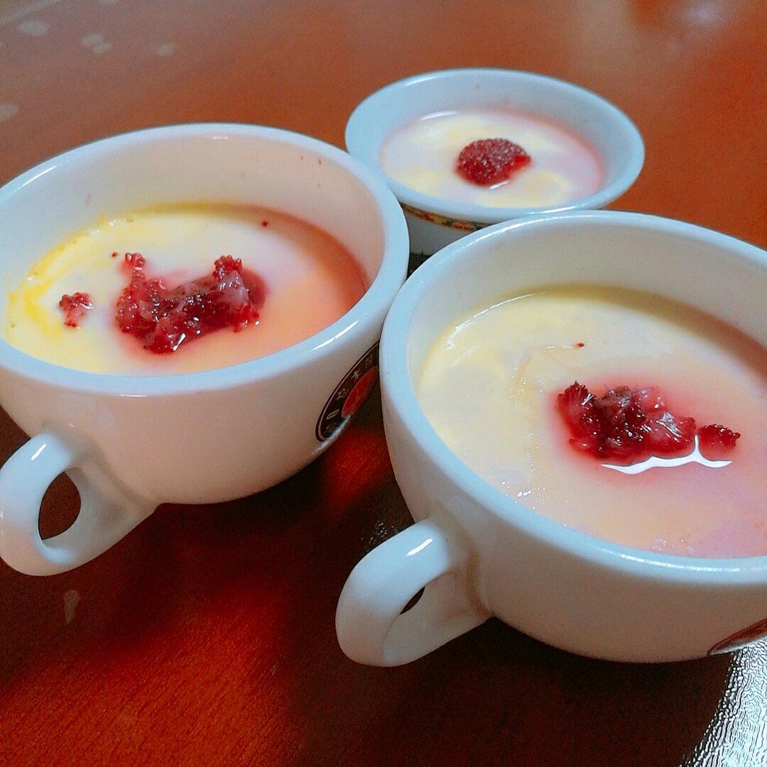 手机用户88321qh4做的简单易学牛奶鸡蛋布丁