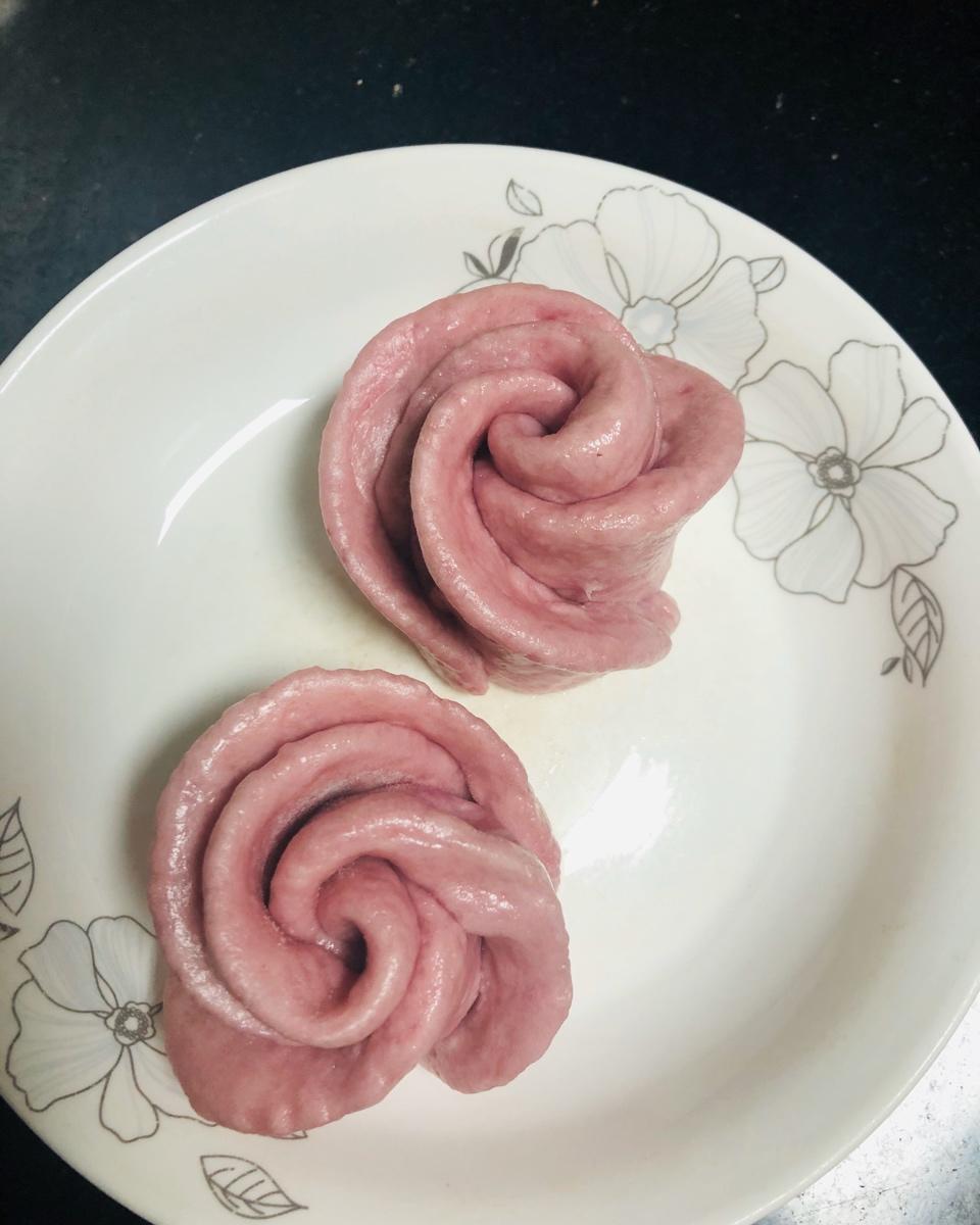 玫瑰花馒头