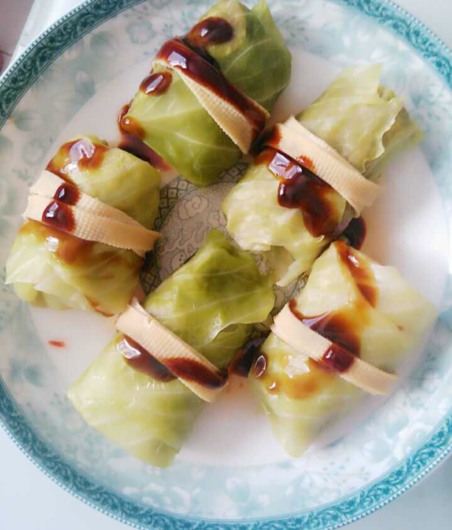 翡翠头菜卷