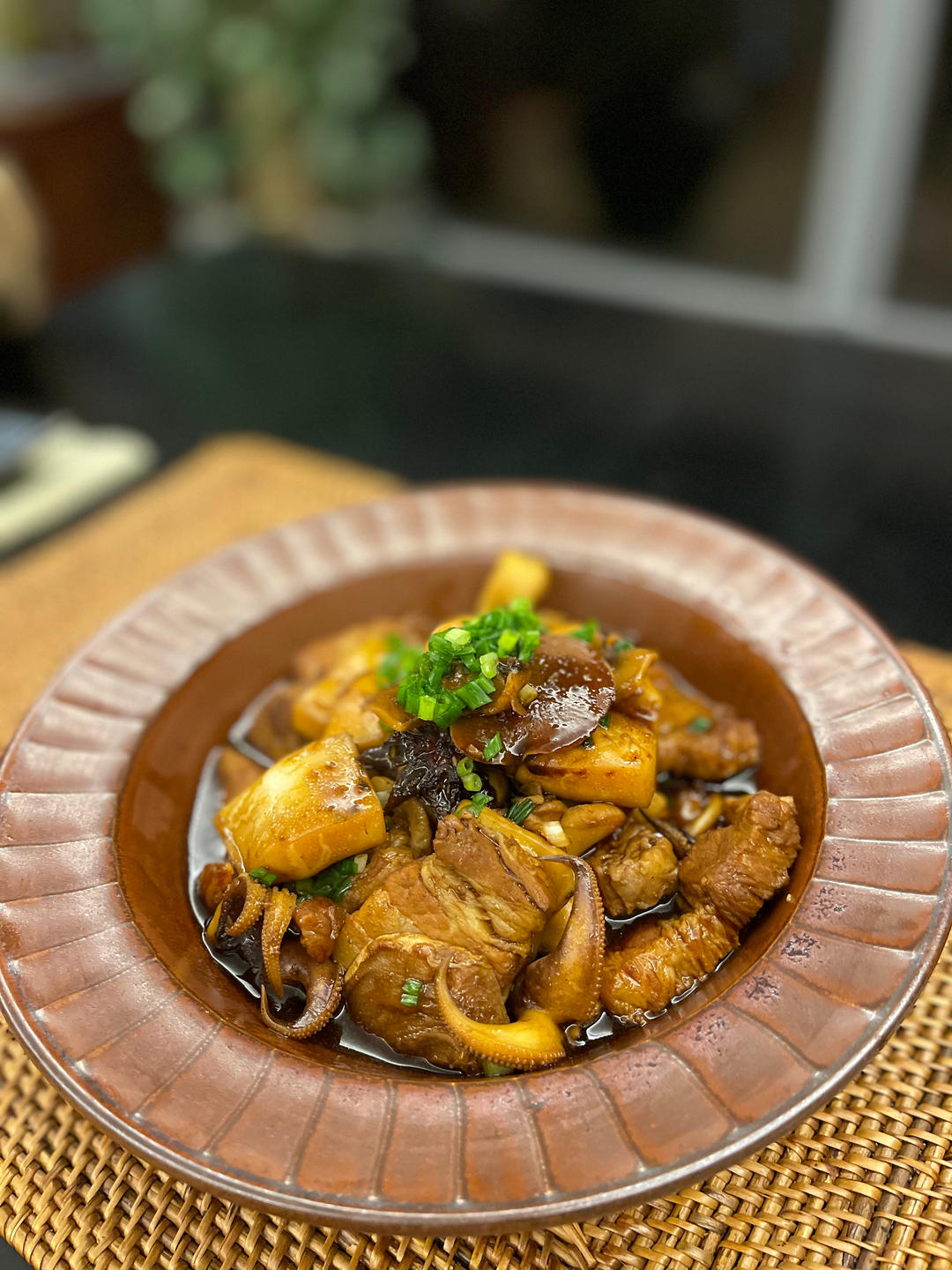 墨鱼红烧肉