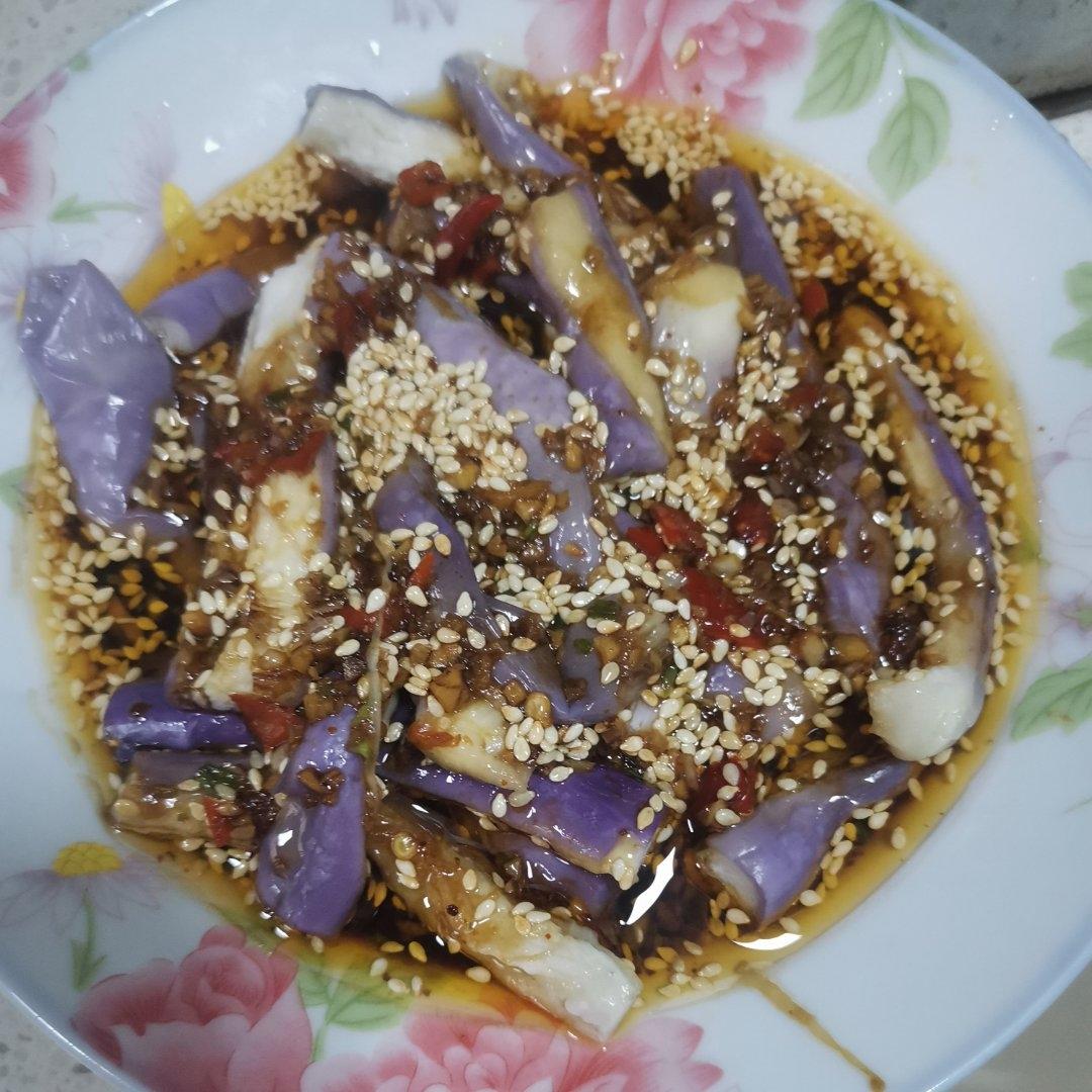 蒜泥茄子（蒸）