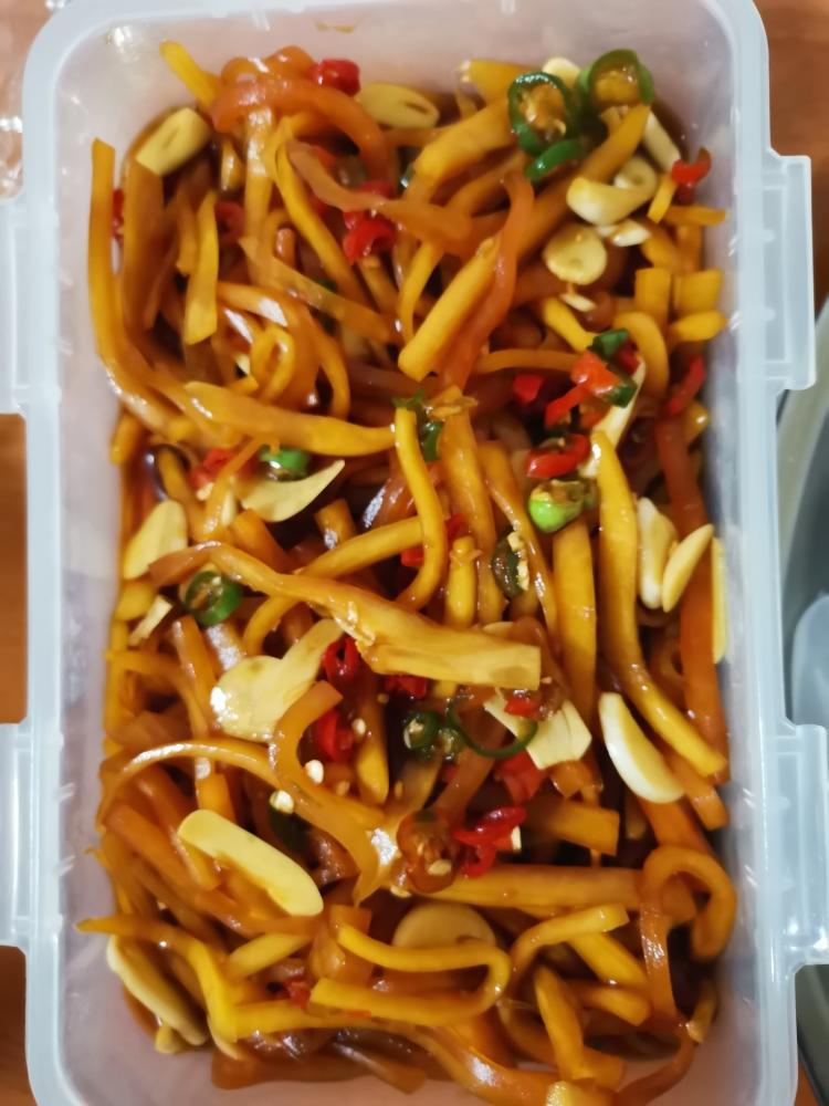 酸甜脆爽微辣酱木瓜丝