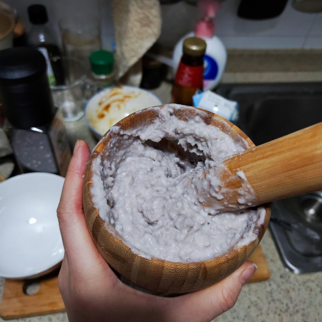 超浓稠的芋泥 好吃 不用炒