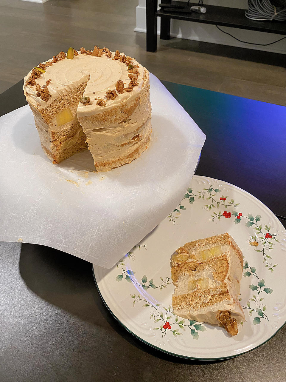 黄豆粉戚风蛋糕